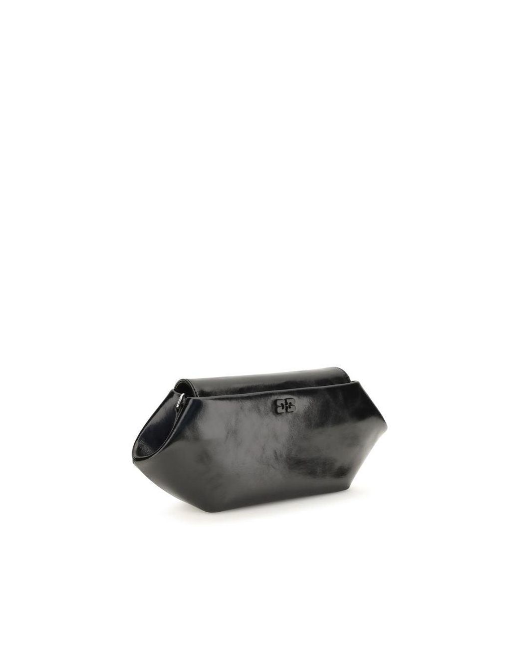 Ganni Black Polyethylene Shoulder Bag