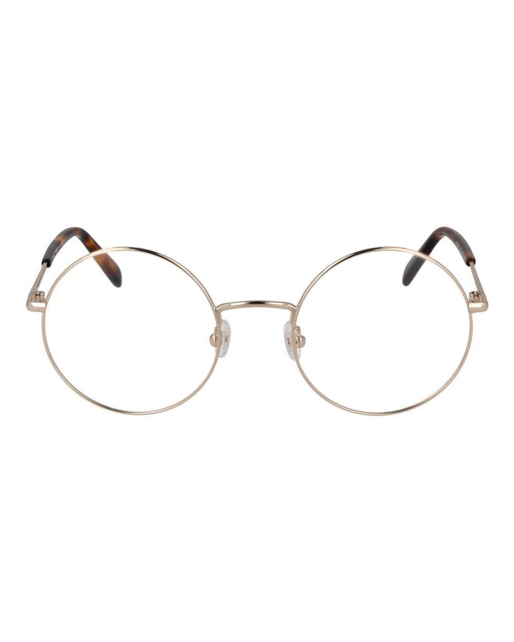 Emilio Pucci Metallic Gold Metal Glasses (frames)