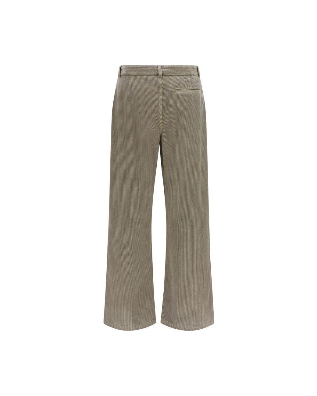 The Row Gray Cotton Casual Pants