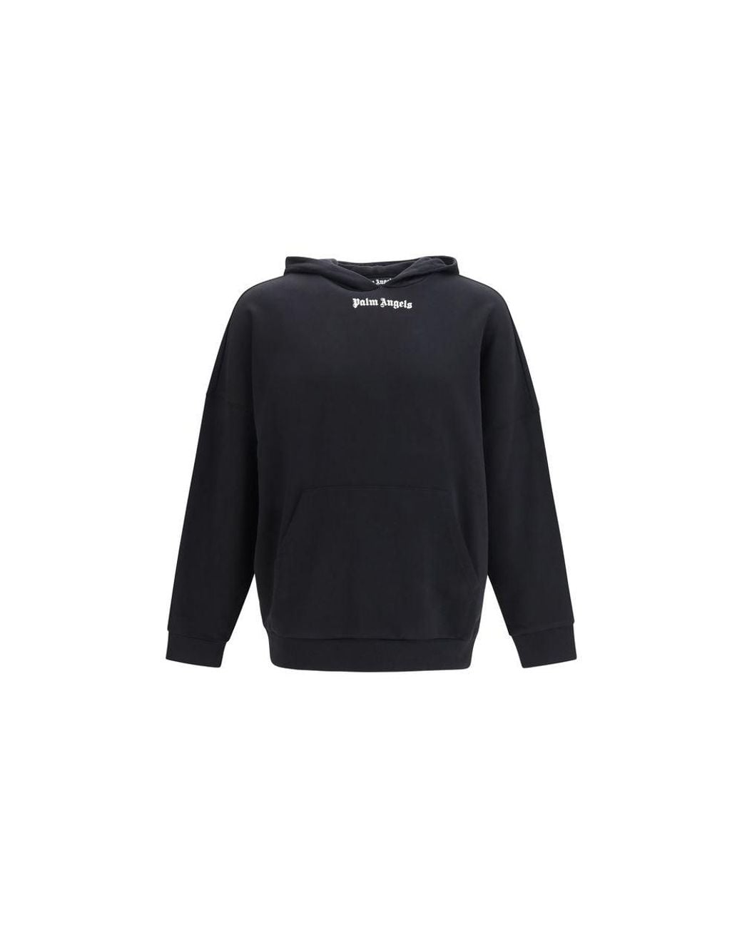 Palm Angels Blue Black Cotton Sweatshirt for men