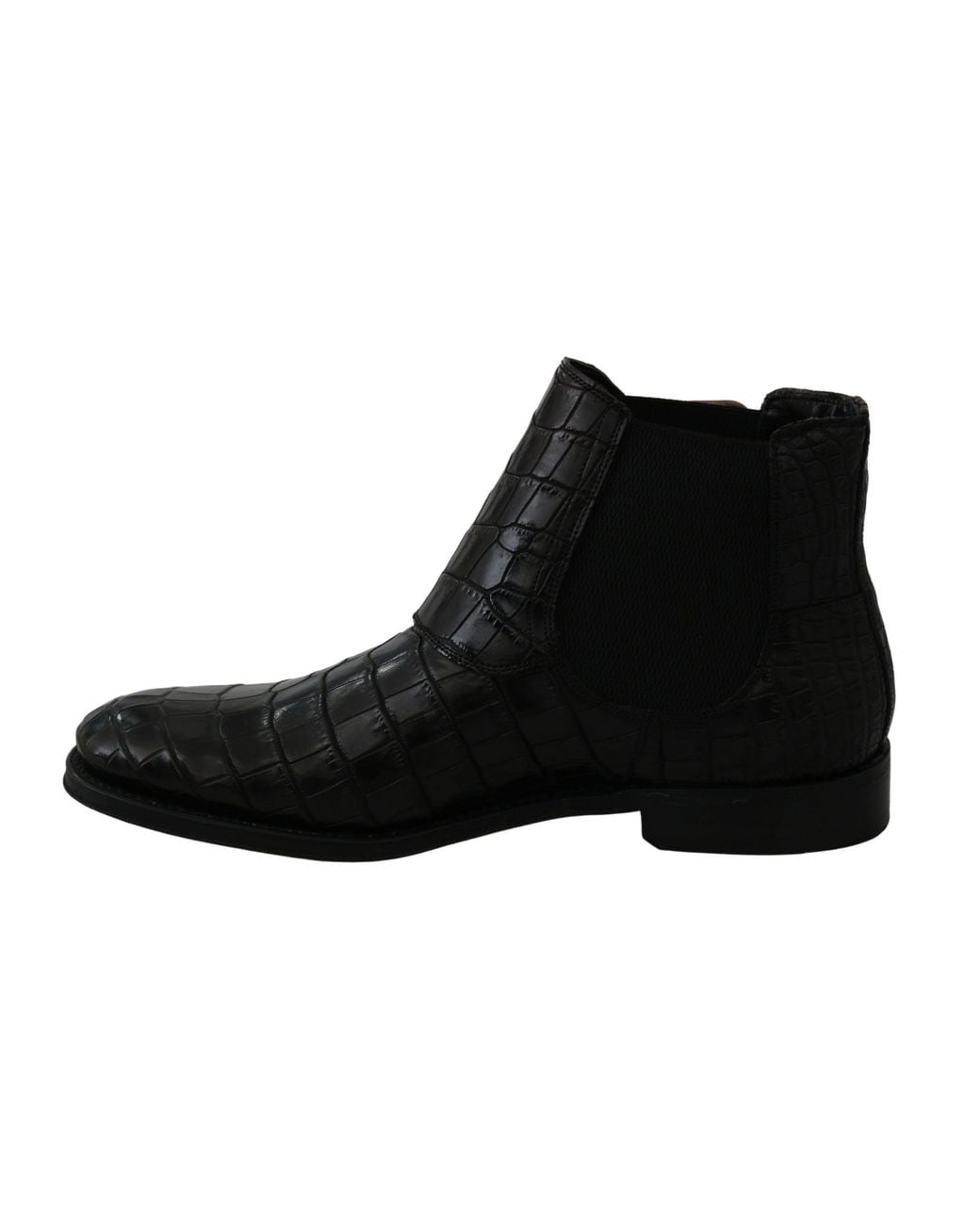 Dolce & Gabbana Black Ankle Boots for men