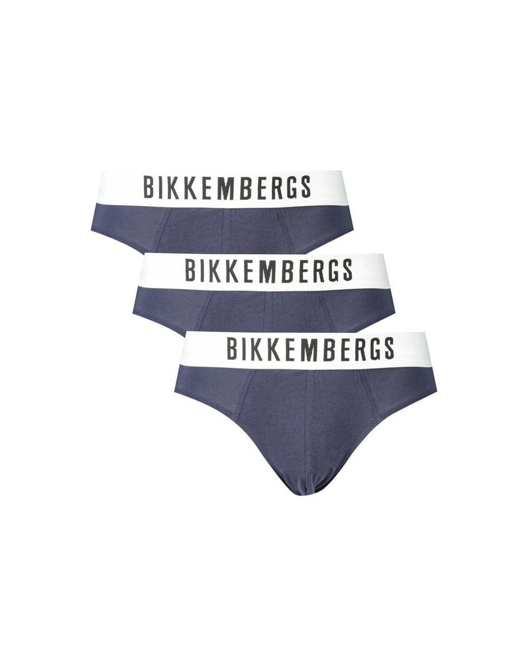 Bikkembergs Blue Blu Polyester Men Underwear for men