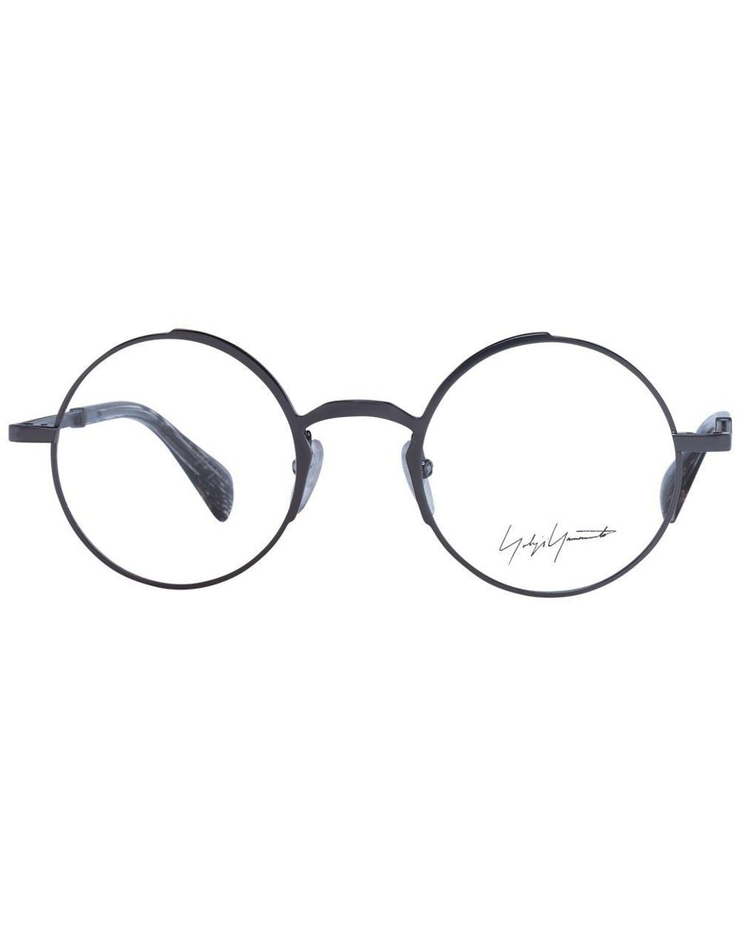Yohji Yamamoto Metallic Gray Metal Glasses (frames)