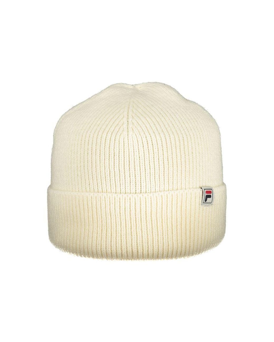 fila-white-acrylic-men-s-cap-in-natural-for-men-lyst-uk