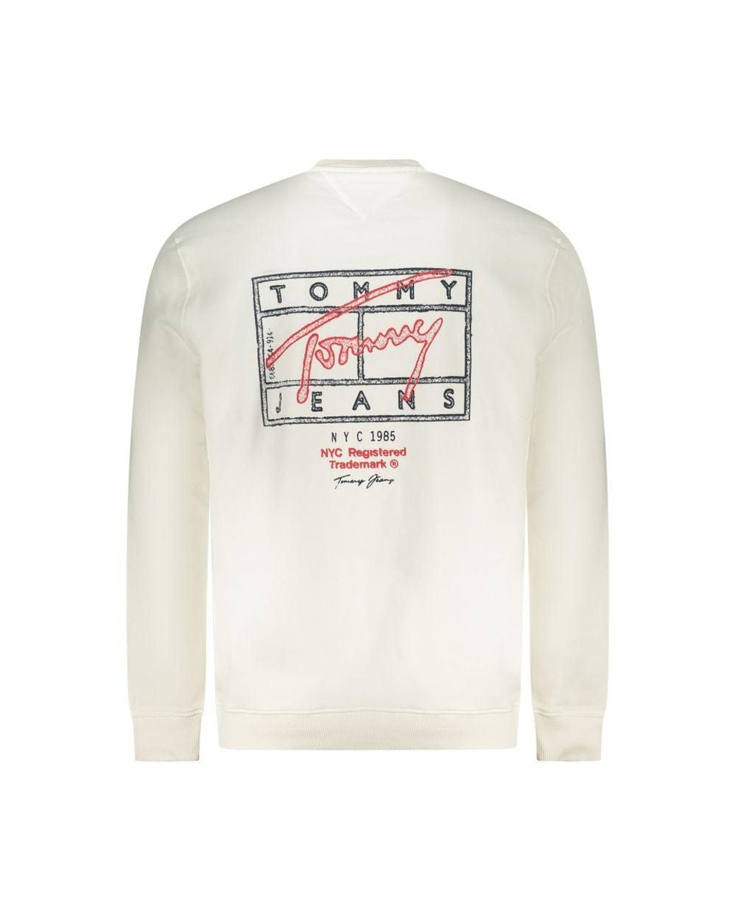 Tommy Hilfiger White Cotton Sweatshirt Clothing for men