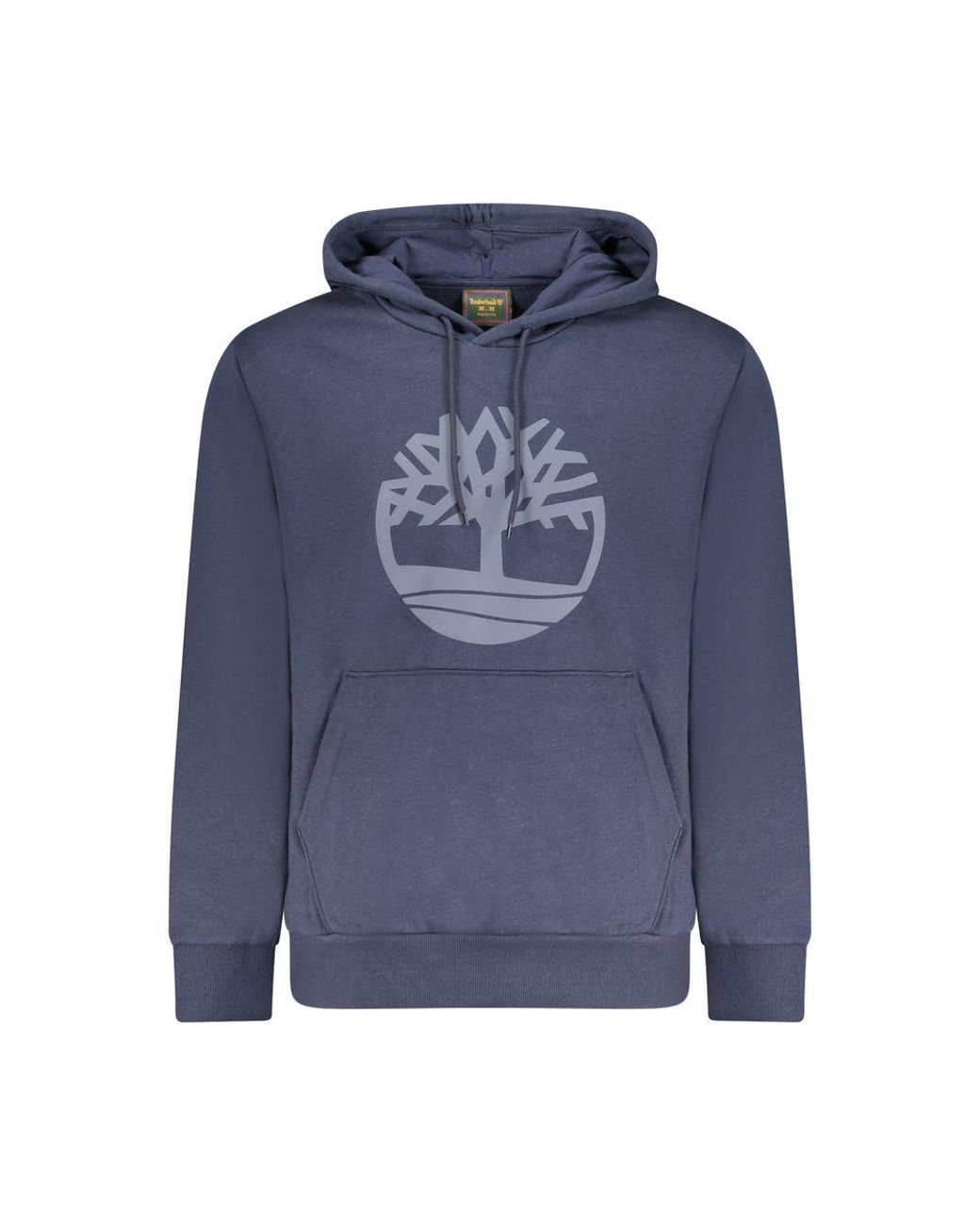 Timberland Blue Cotton Hoodie for men