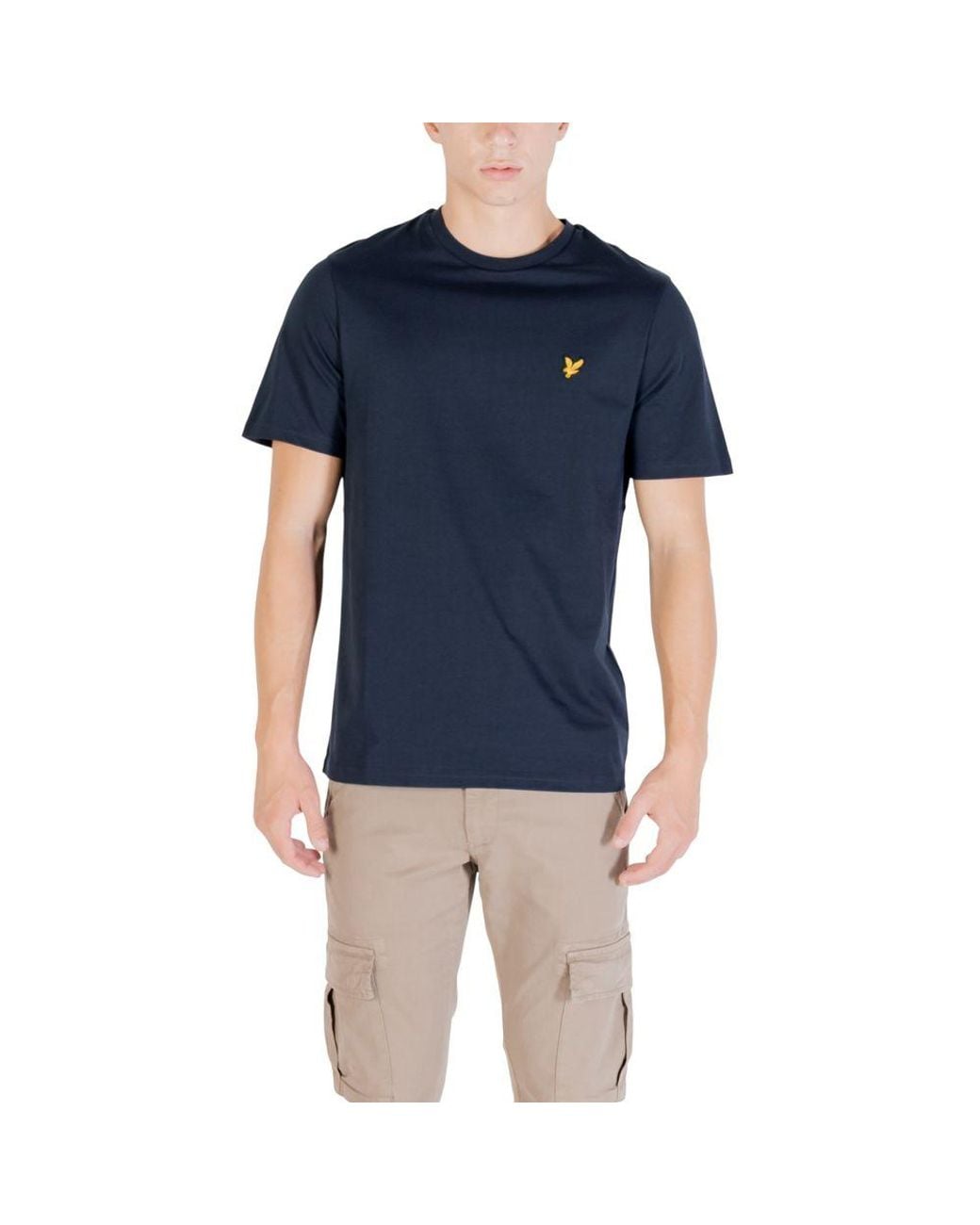 Lyle & Scott Blue Cotton T for men