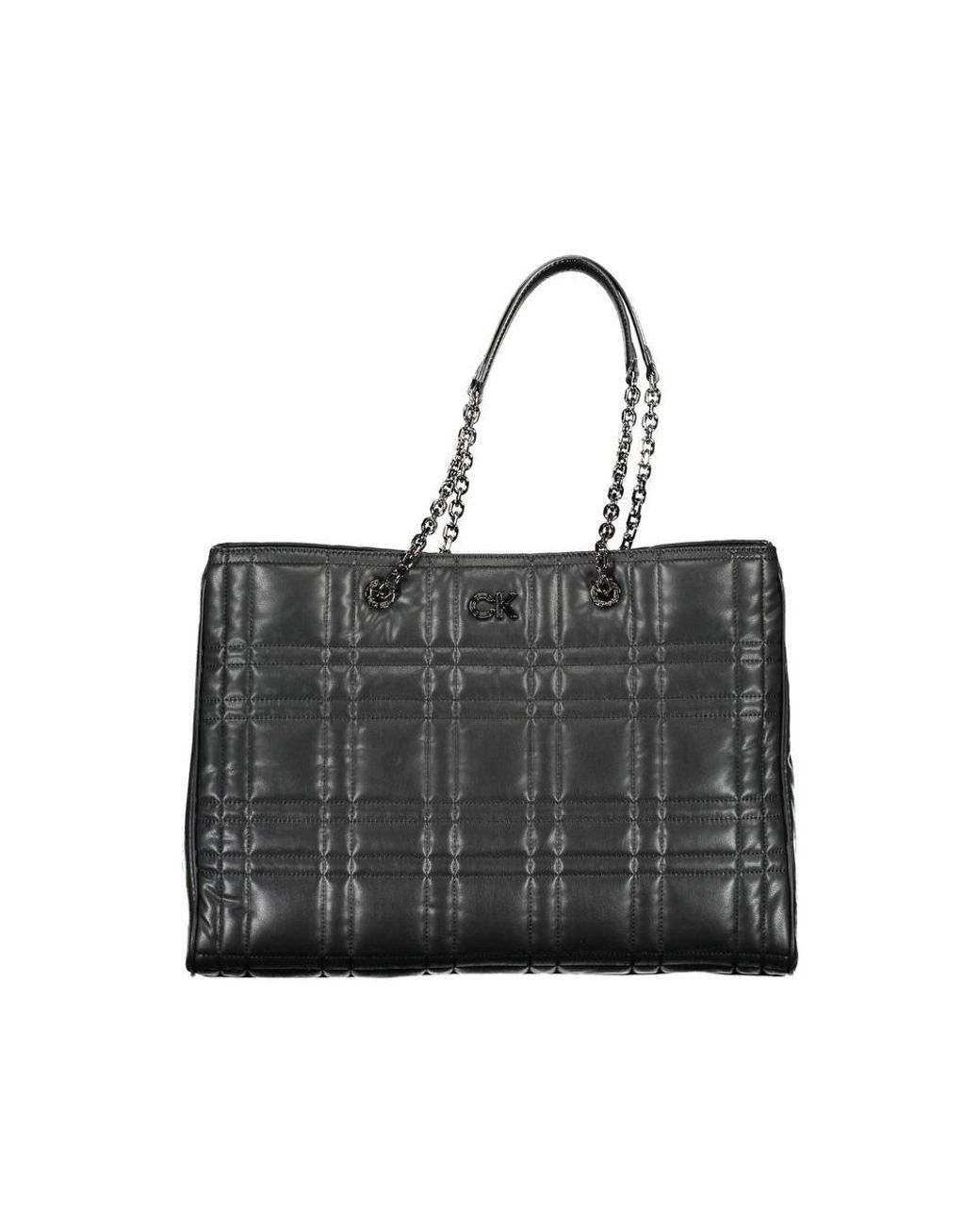 Calvin Klein Black Polyester Handbag