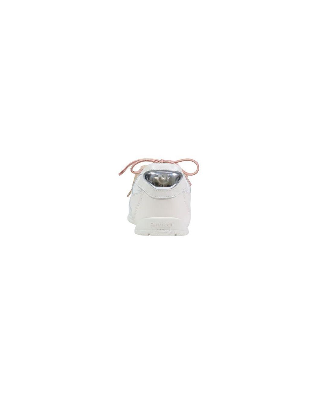 Pinko White Leather Sneakers