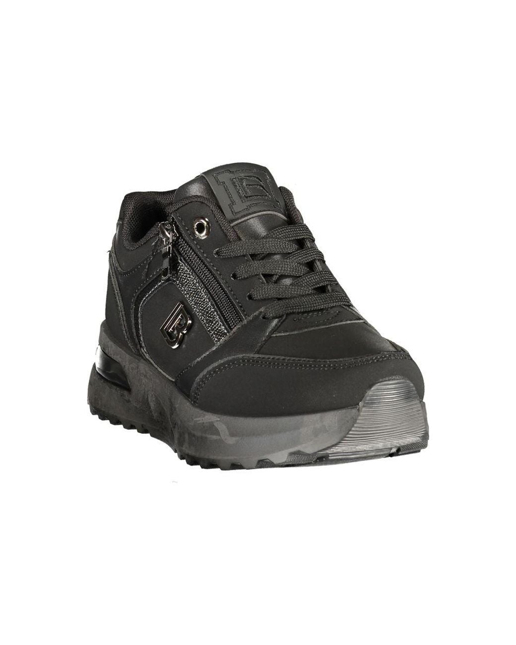 Laura Biagiotti Black Nero Polyurethane 's Sneaker