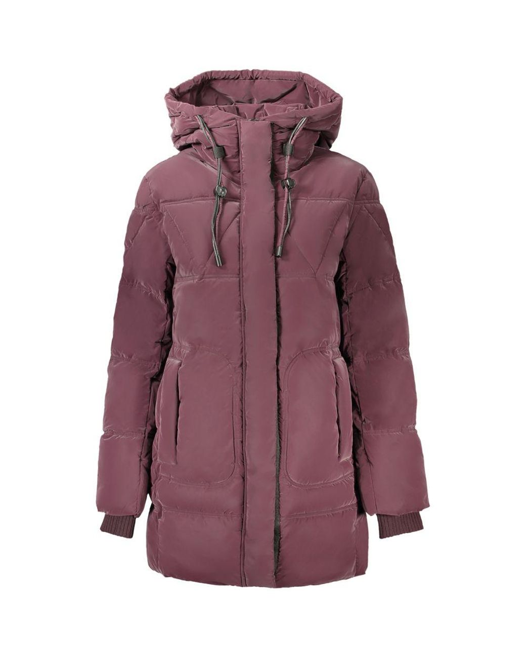 Desigual Purple Viola Poliuretano Donna Jacket