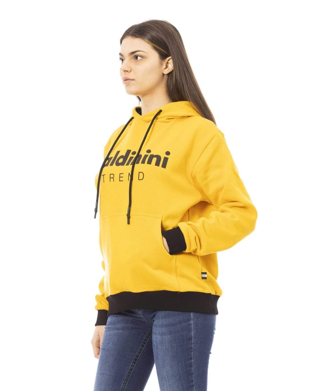 Baldinini Yellow Cotton Sweater