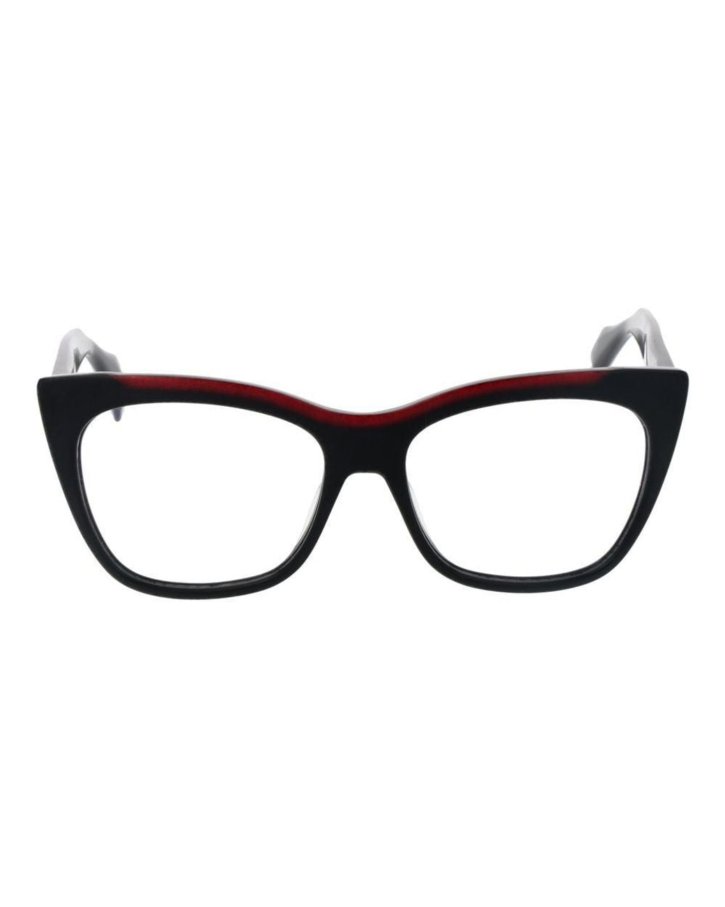 Yohji Yamamoto Black Plastic Glasses (Frames) for men