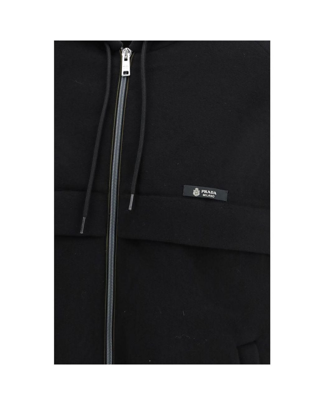 Prada Black Polyester Shell Jacket for men