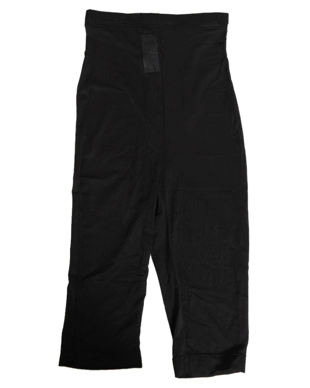 Dolce & Gabbana Black High Waist Tight Midi Trouser Underwear 26+Pa