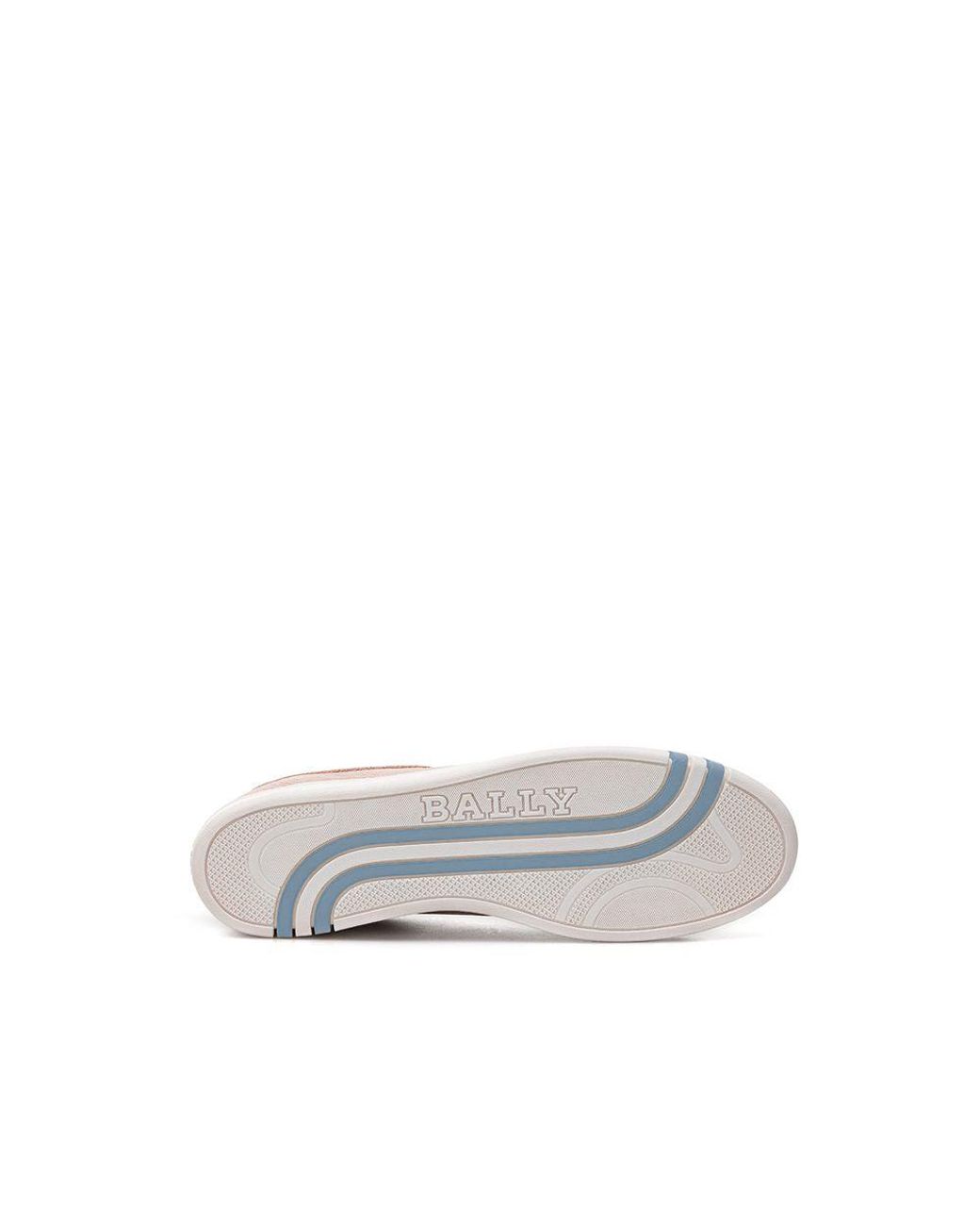 Bally Brown Janelle Sneaker Blush Leather