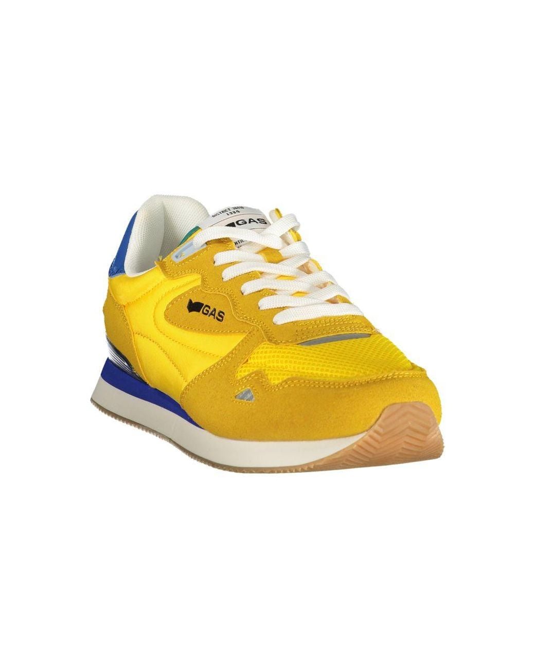 Gas Yellow Polyurethane Men Sneaker for men