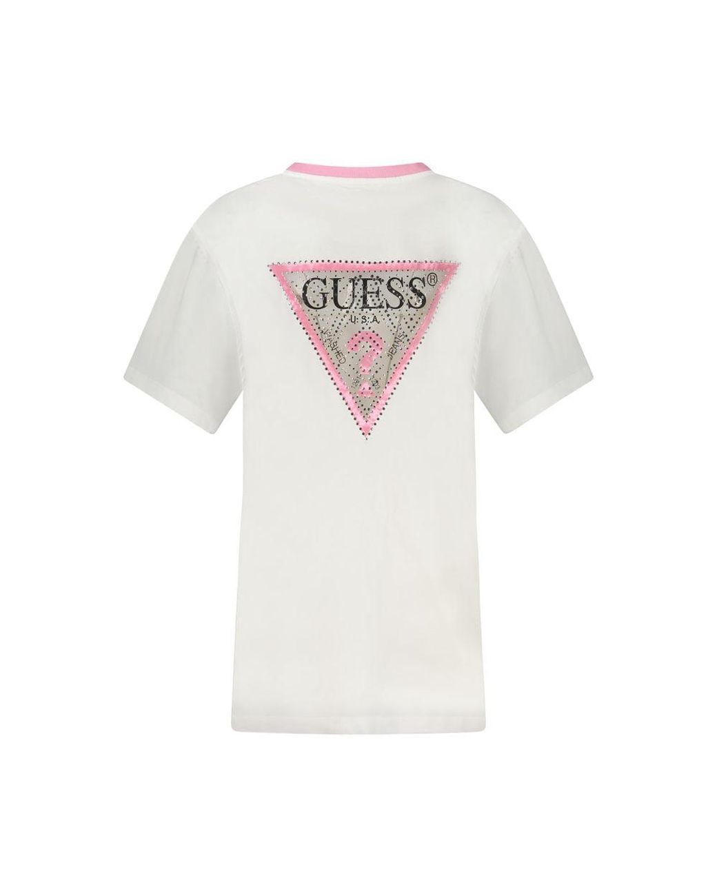 Guess White Cotton T