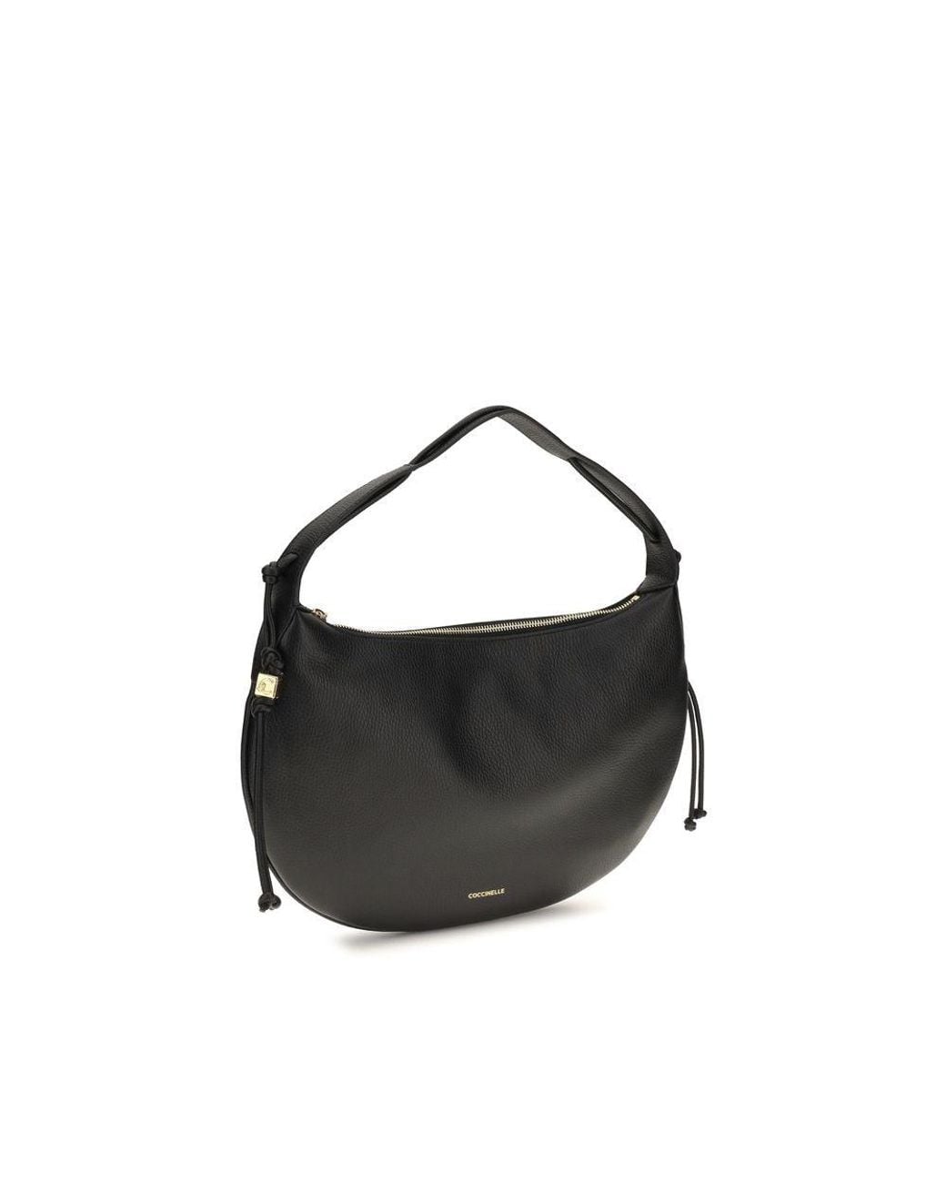 Coccinelle Black Calf Leather Bos Taurus Shoulder Bag