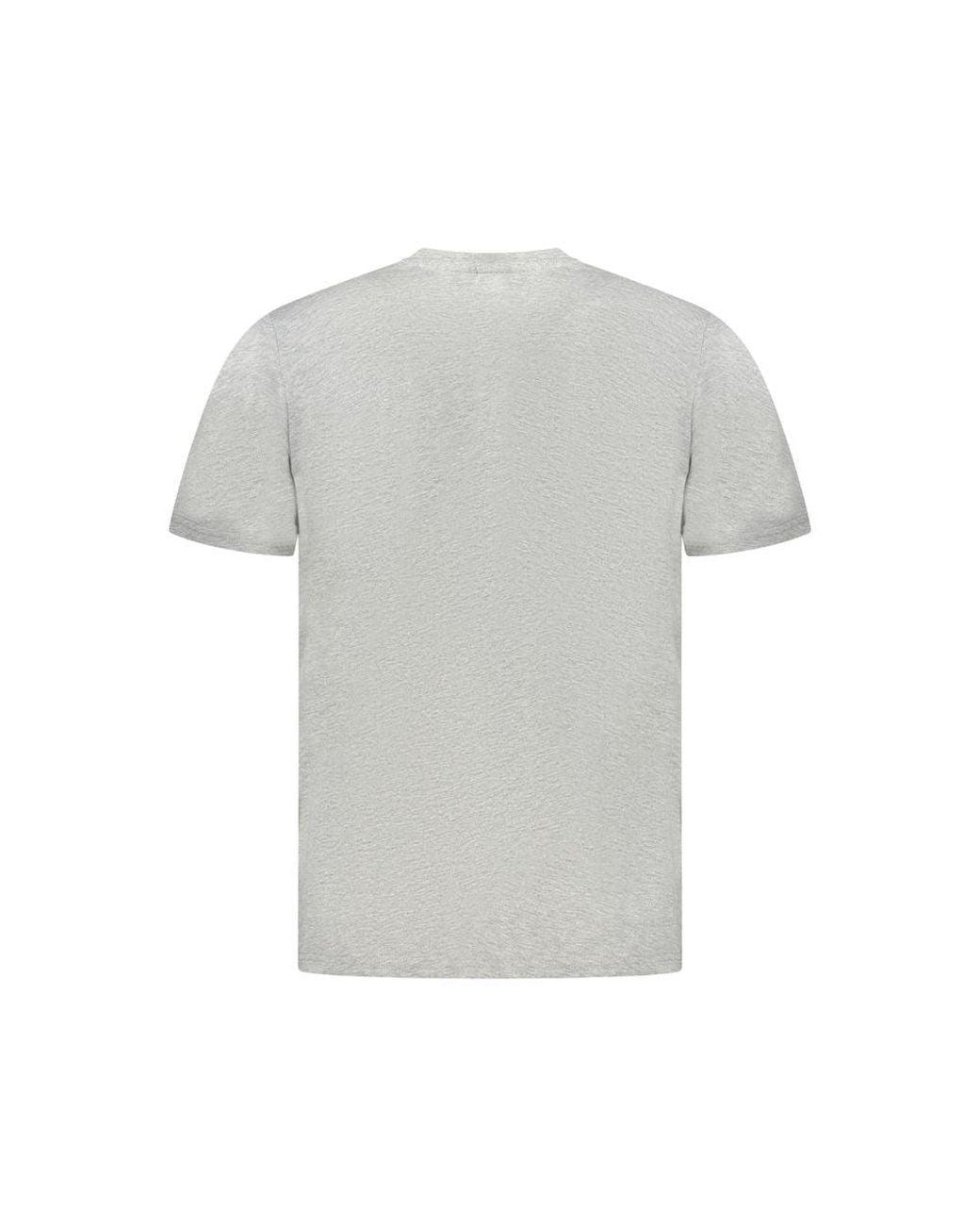 North Sails Gray Cotton T-Shirt for men