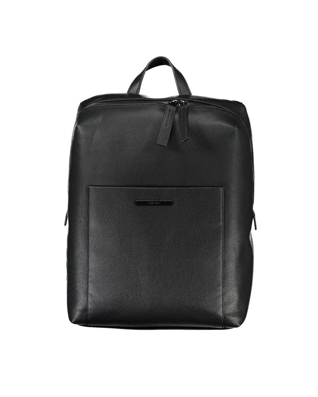 Calvin Klein Black Chic Eco-Friendly Designer Backpack for men