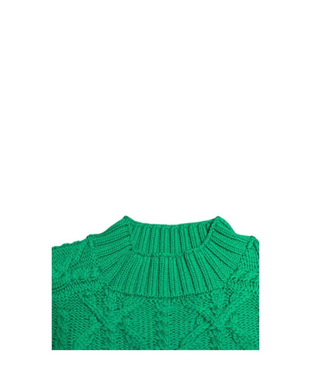Malo Green Cotton Men's Sweater for men