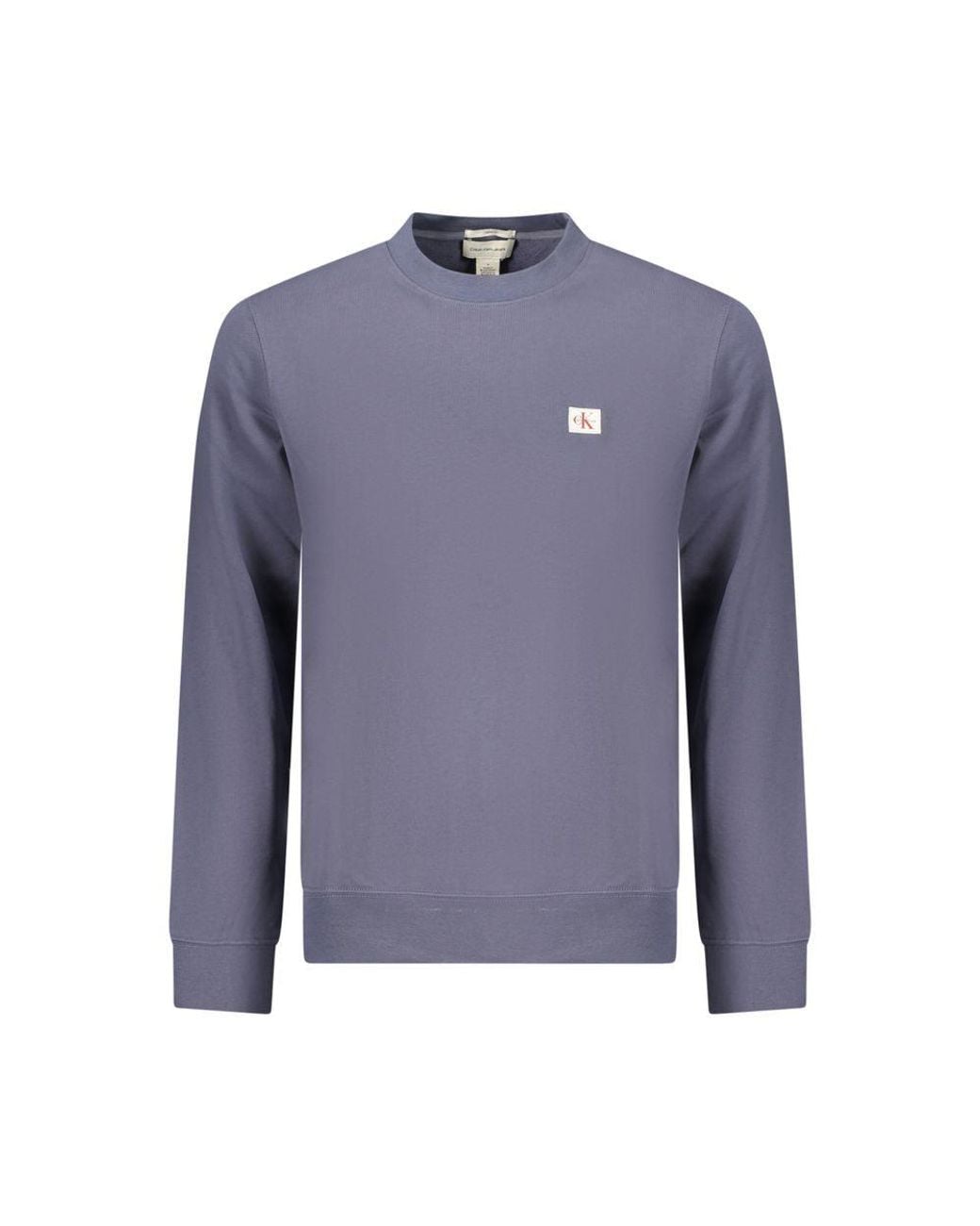 Calvin Klein Blue Cotton Sweatshirt Clothing for men
