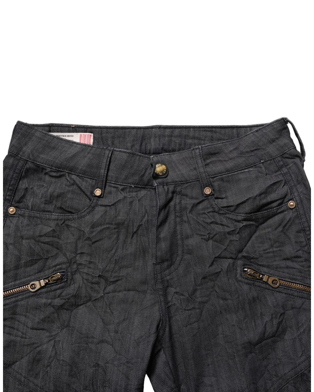 Plein Sud Black Cotton Mid Waist Skinny Denim Jeans
