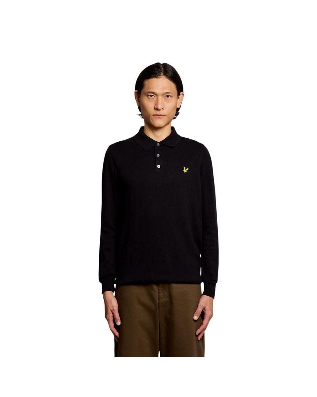 Lyle & Scott Black Cotton Sweatshirt for men