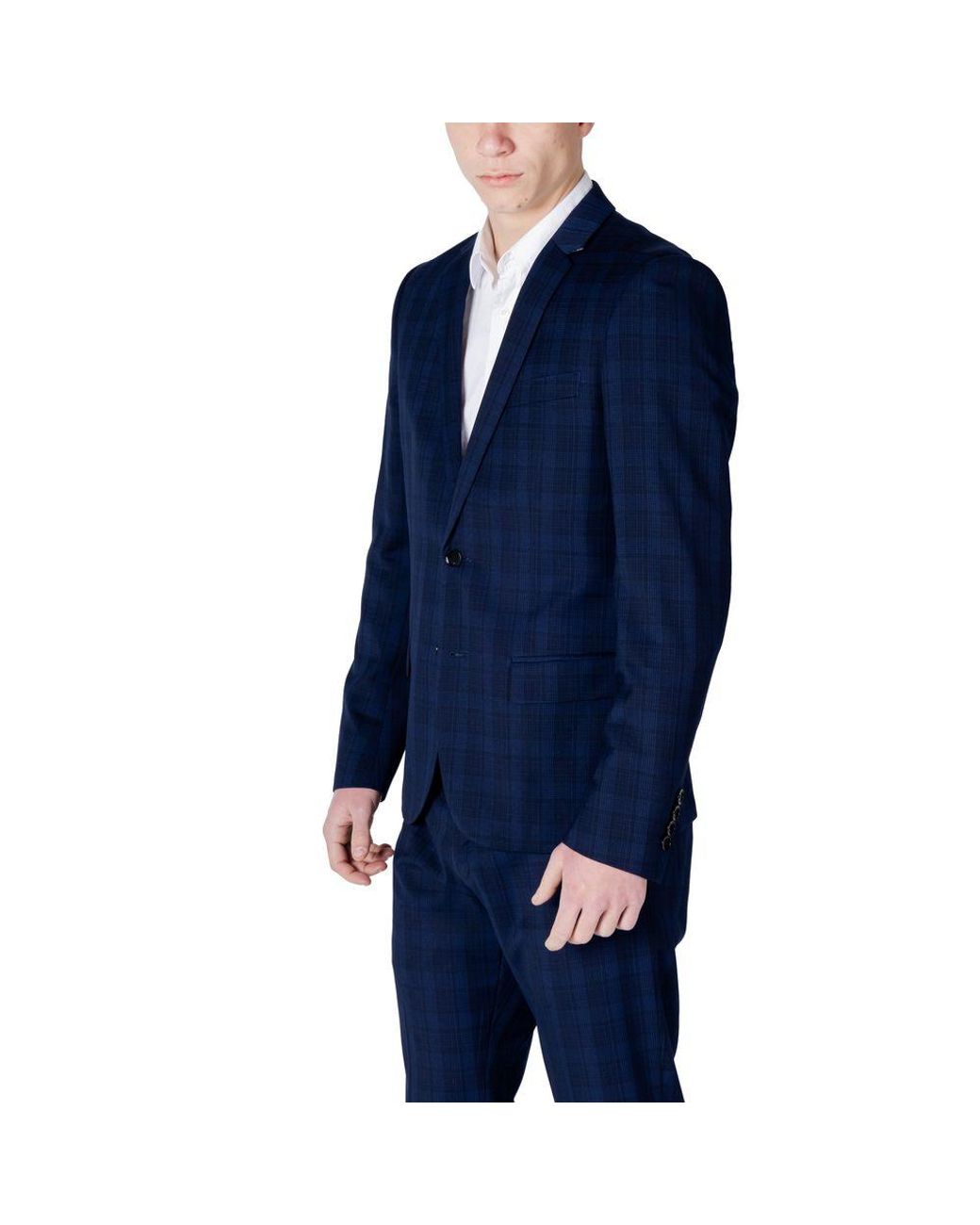 Antony Morato Blue Polyester Blazer for men