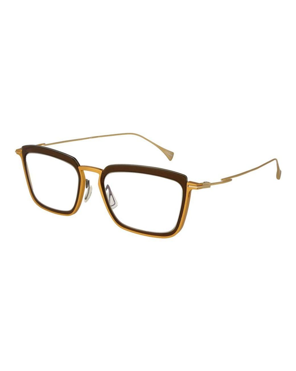 Yohji Yamamoto Brown Metal Glasses (Frames)