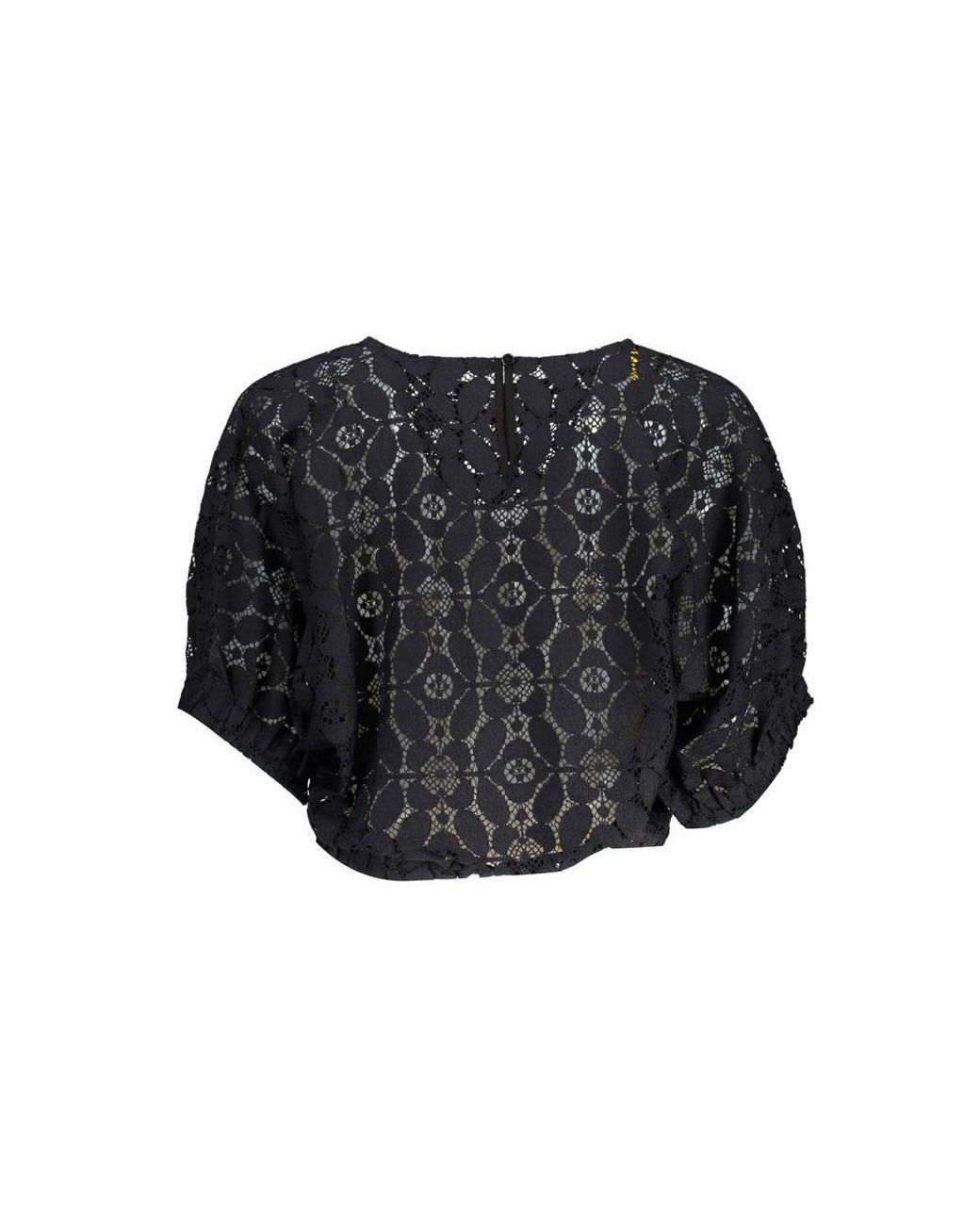 Desigual Black Polyester 's Blouse for men