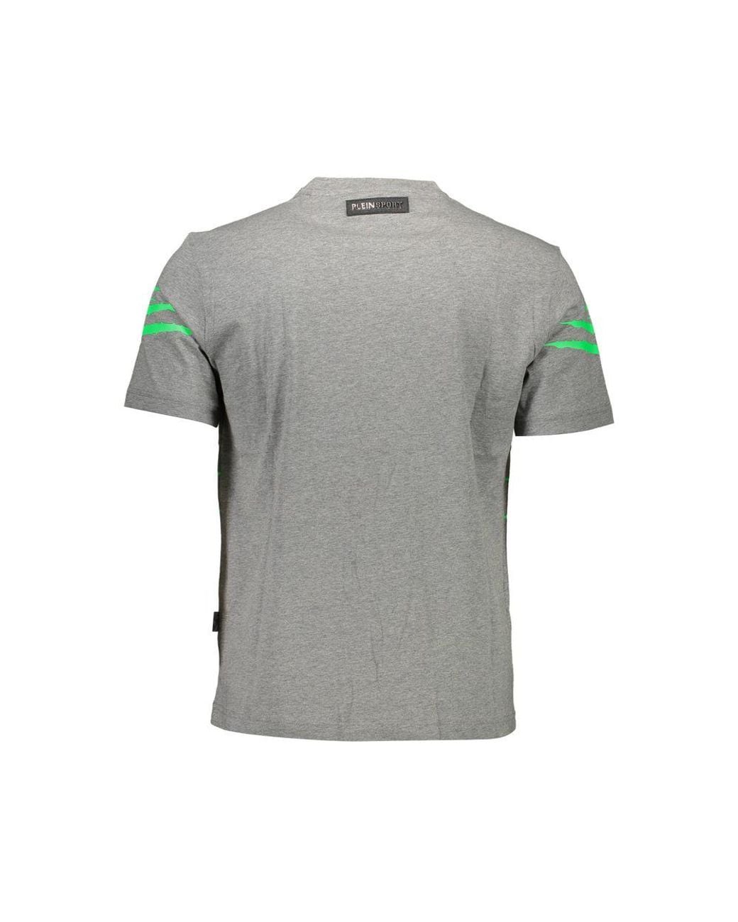 Philipp Plein Green Cotton T-Shirt for men