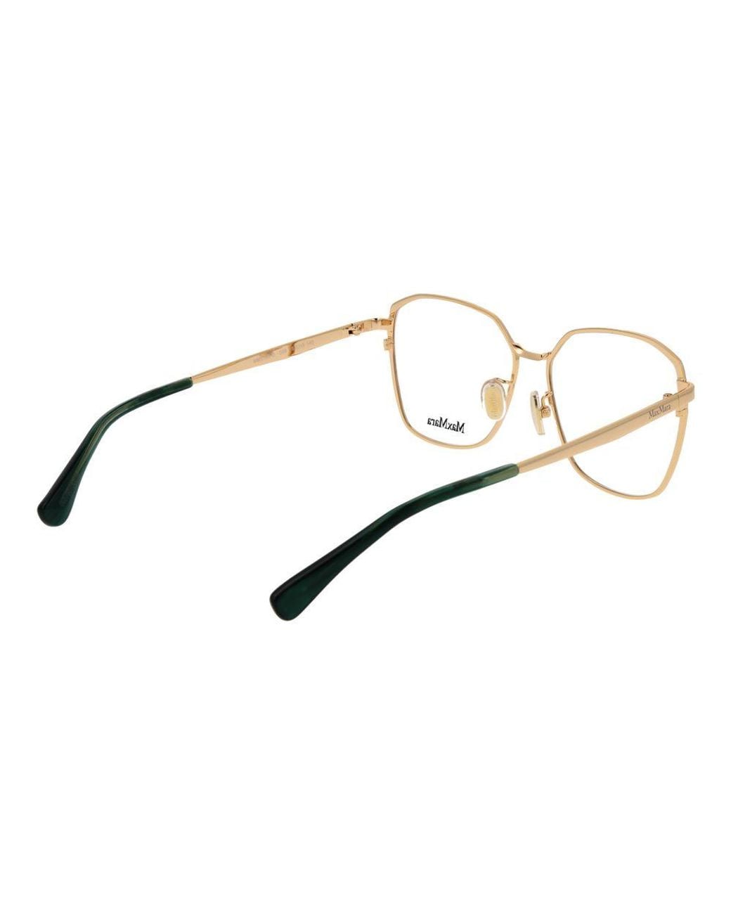 Max Mara Brown Metal Glasses (Frames)