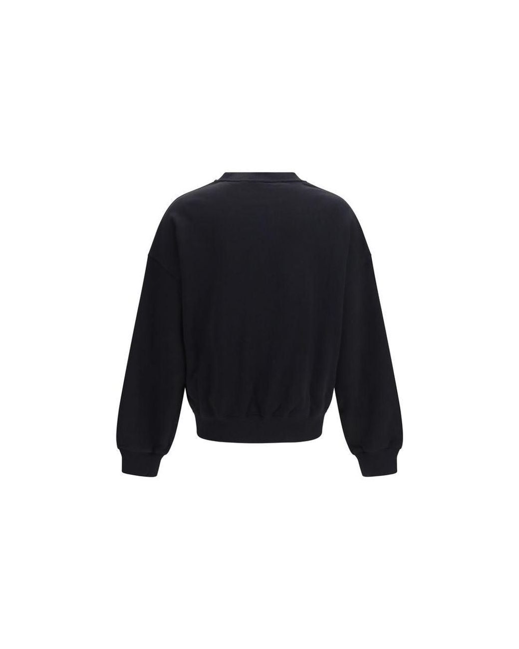 Palm Angels Black Cotton Sweatshirt for men