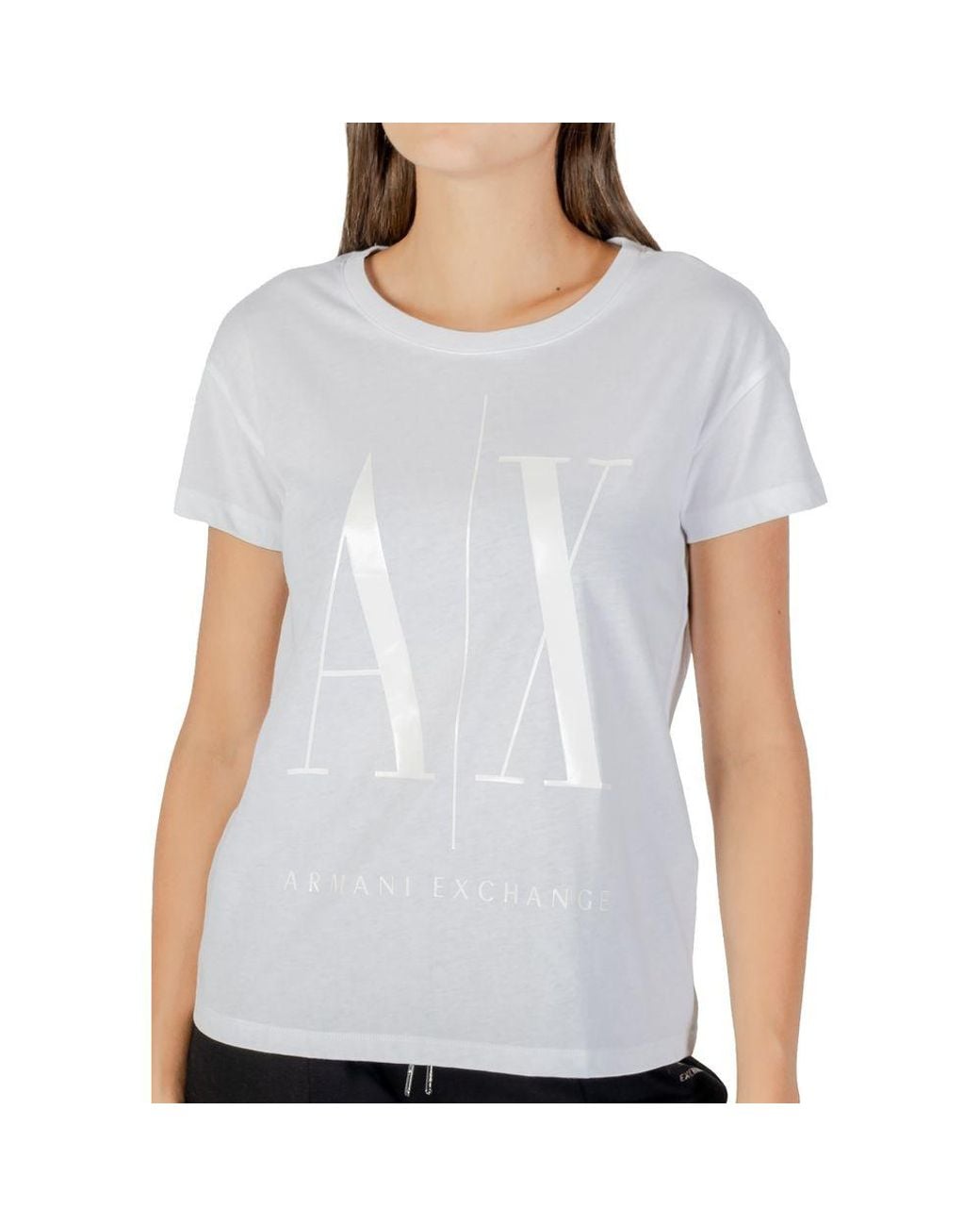 ARMANI EXCHANGE Blue Cotton T-Shirt