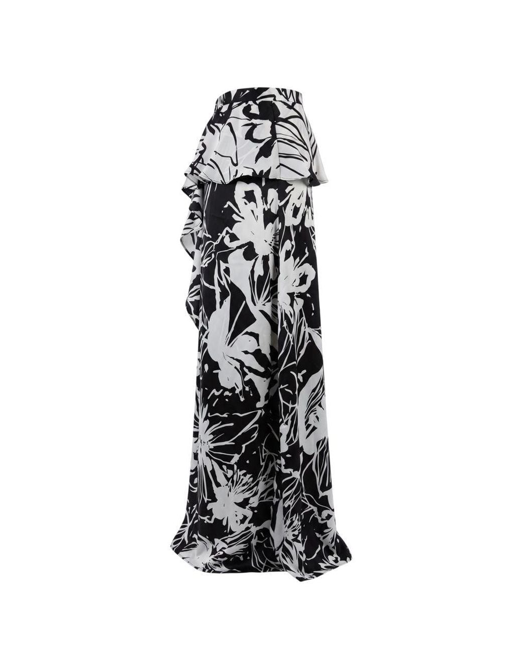 Trussardi Black Polyester Skirt