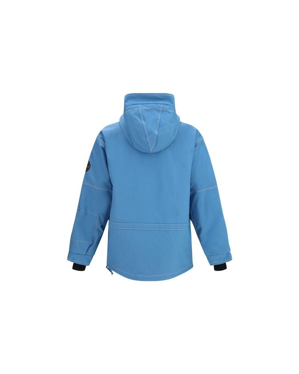 Napapijri Blue Polyamide Shell Jacket for men