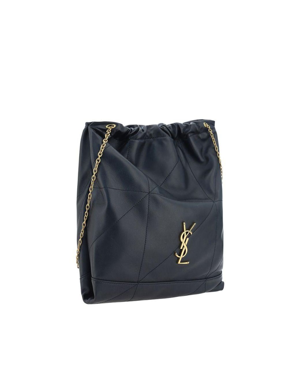 Saint Laurent Blue Black Lamb Ovis Aries Shoulder Bag for men