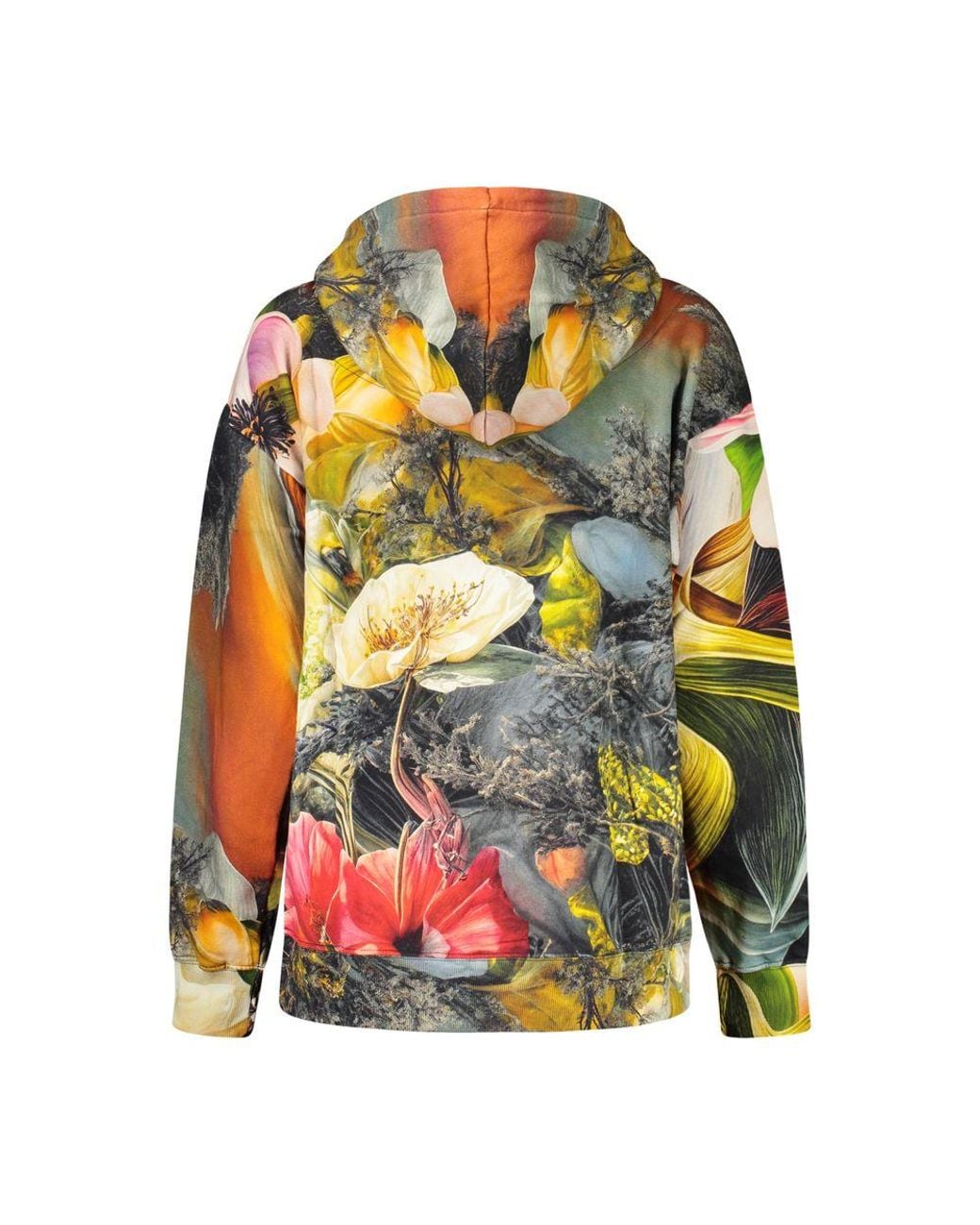 Desigual Multicolor Gray Cotton Sweatshirt