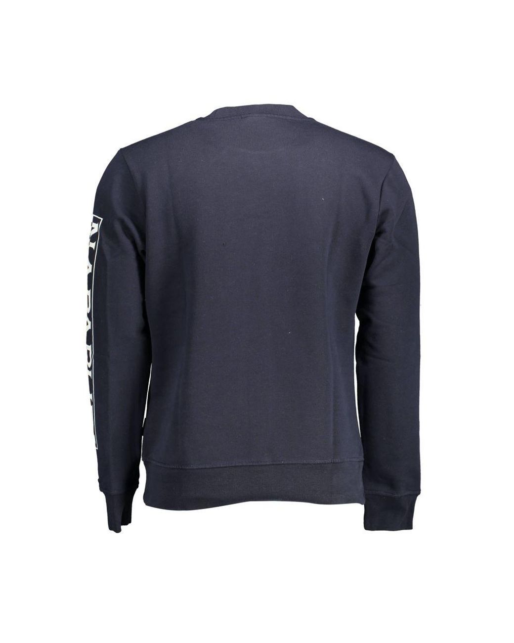 Napapijri Blue Cotton Sweater for men