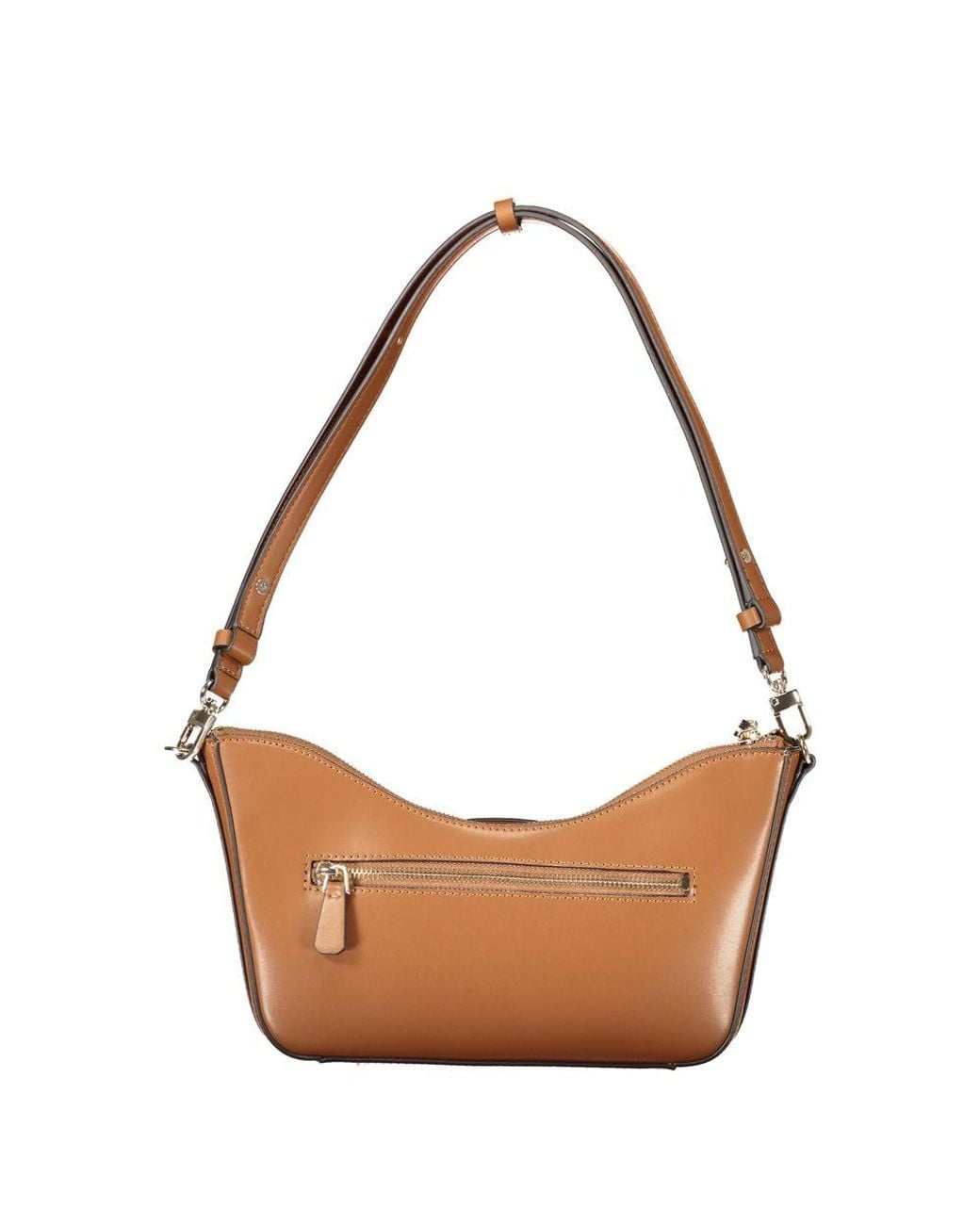 Guess Brown Marrone Polyurethane Handbag