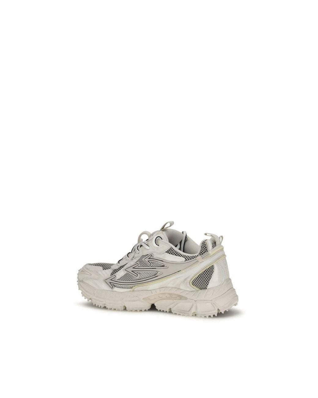 Off-White c/o Virgil Abloh White Beige Acetate Athletic Sneakers - Eu36/us6