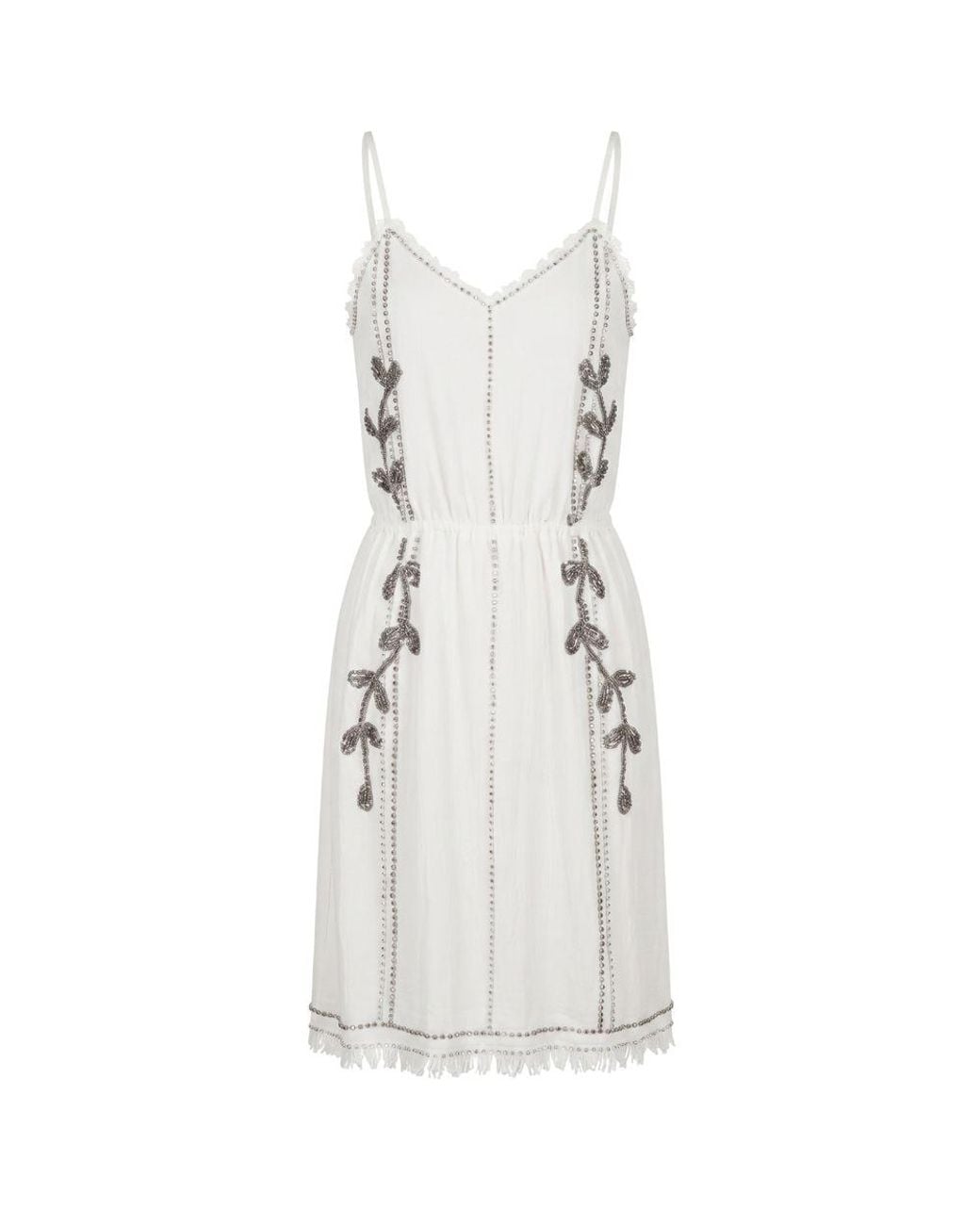 Trussardi White Cotton Dress