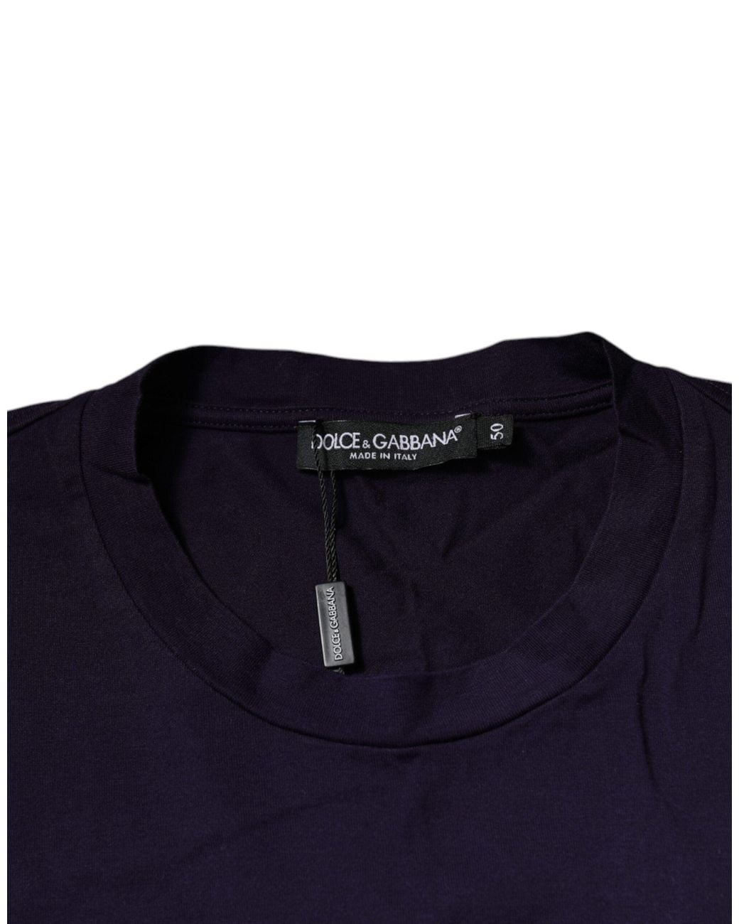 Dolce & Gabbana Blue Dg Tshirt Short Sleeves for men