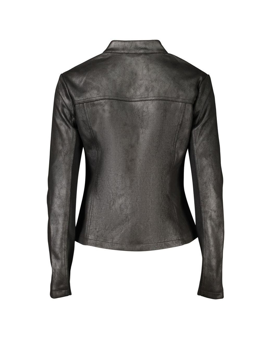 Desigual Black Polyester Biker Jacket