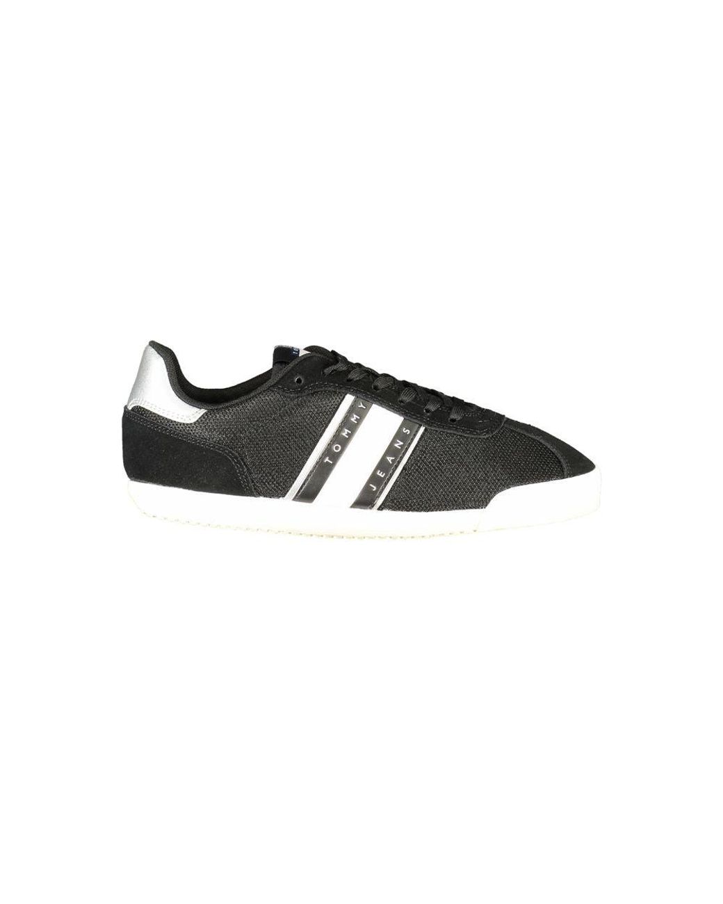 Tommy Hilfiger Black Jeans Trainers Casual Sneaker
