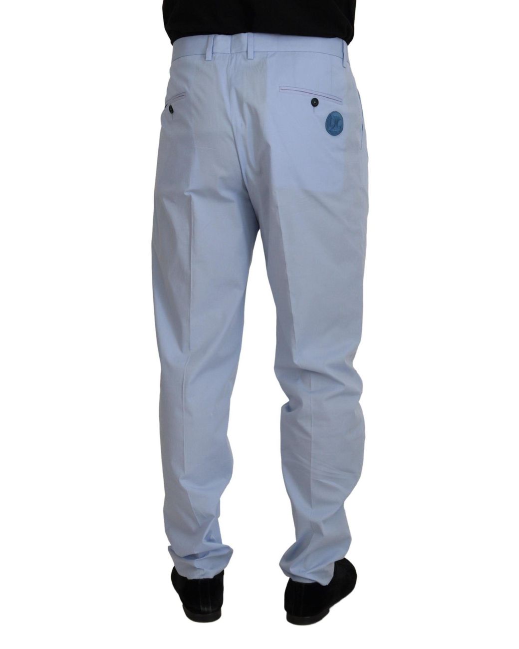 Dolce & Gabbana Blue Elegant Slim Fit Chinos for men