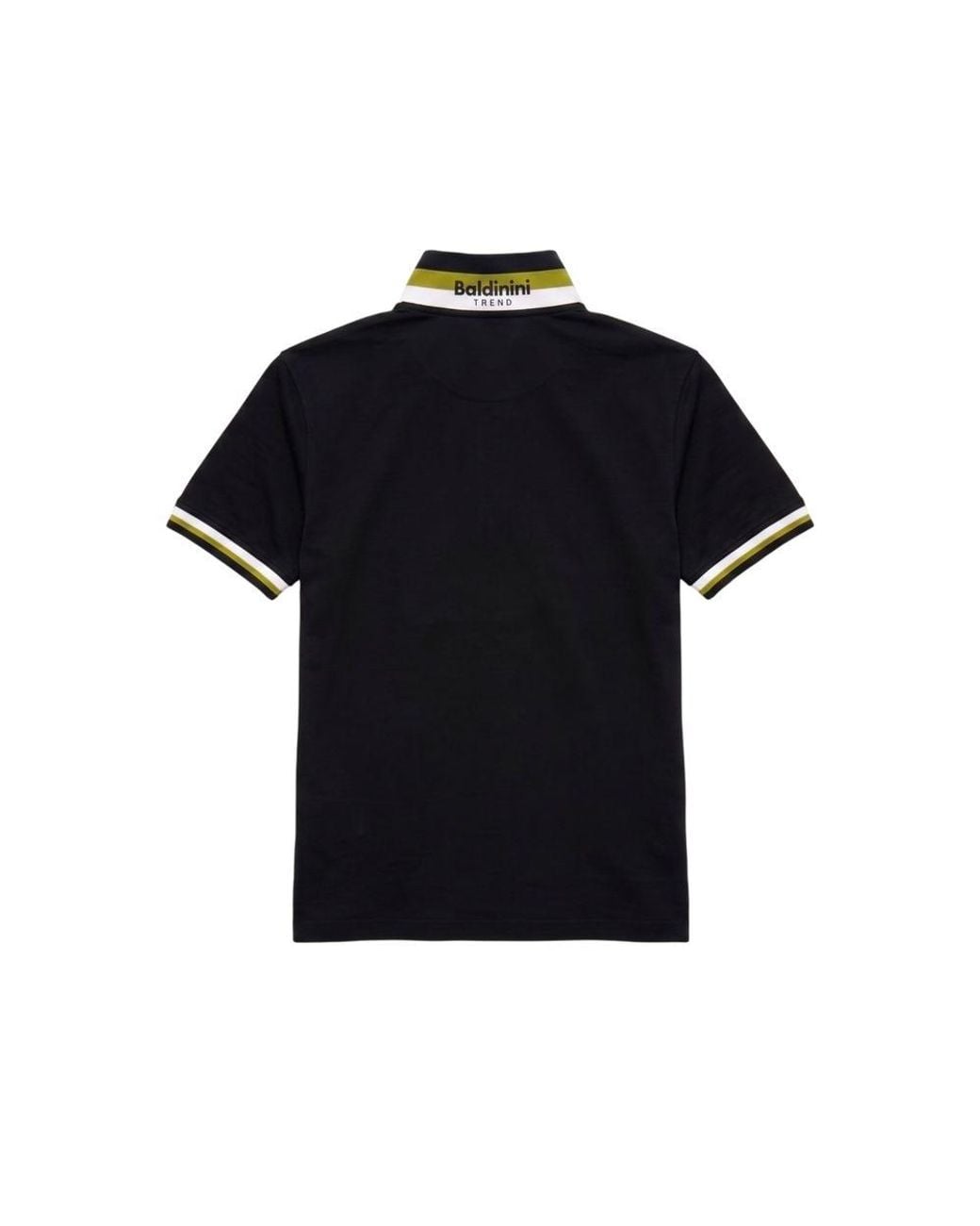 Baldinini Black Cotton Men Polo for men