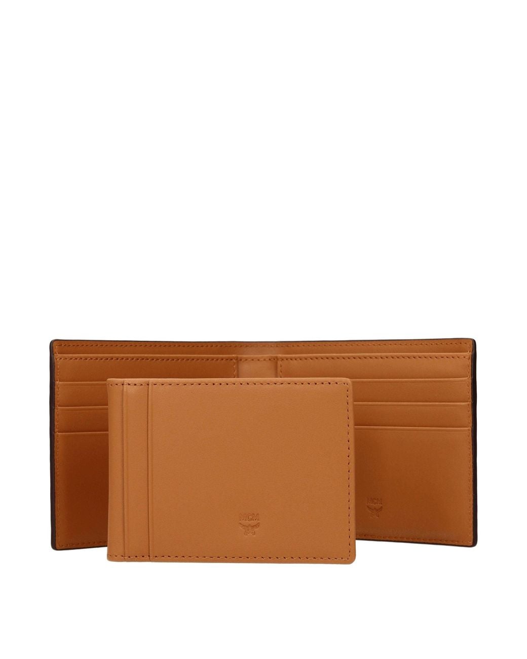 MCM Brown Fabric Wallet for men